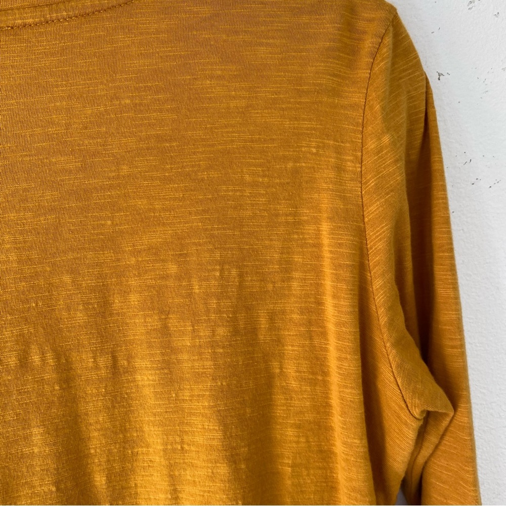 Anthropologie Eze Sur Mer Gold Yellow Piana Eyelet Top 100% Cotton Sz M $78 NWT - Picture 6 of 15